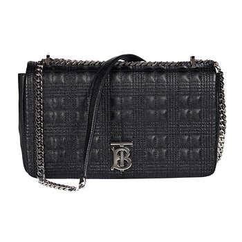 costco burberry bag|Burberry Med Quilted Leather Lola Bag, Black .